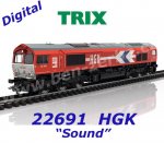 22691 TRIX Diesel  locomotive Class 66 , HGK -  Sound