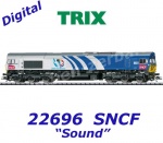 22696 TRIX Dieselová lokomotiva řady 66, SNCF Fret Benelux - Zvuk