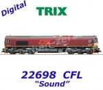 22698  Trix Diesel Locomotive Class 66 of the CFL Cargo - Sound