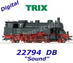 22794 Trix  Tender Steam locomotive BR 75.4 (former Baden VI c) of the DB - Sound