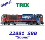 22881 Trix Dieselová lokomotiva řady G 2000 BB Vossloh, SBB Cargo - Zvuk