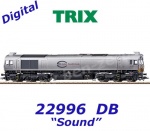 22996 Trix Dieselová lokomotiva řady 77, Euro Cargo Rail DB Schenker Rail  - Zvuk + kouř