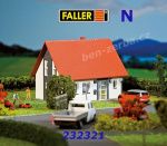 232321 Faller Rodinný domek, šedý, N
