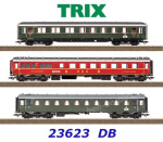 23623 Trix Set of 3 Express Train Passenger Car  for the “D 74”, of the DB - Set 2
