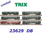23629 Trix Set of 6  Express Train Passenger Cars standart design off the DB
