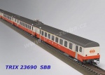 23690 Trix Set 4 rychlíkových vozů Mark III 