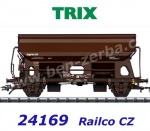 AKCE 24169 TRIX Set of 6 Hinged Roof Cars type Tds of the Czech Railco A.S., CZ