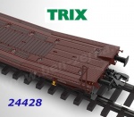 24429 TRIX Zpárovaný plošinové vozy řady Laads 800B Transwaggon , DB