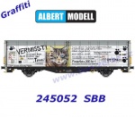 245052 Albert Modell Vůz s posuvnými stěnami řady Hbbillns "Graffiti", SBB
