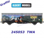 245053 Albert Modell Vůz s posuvnými stěnami řady Hbbillns "Graffiti", TWA