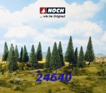 24640 Noch Fir Trees - 8 psc, 10 - 14 cm high, H0, TT