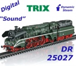 25027 Trix Steam locomotive Class 02 of the DR with Sound and Dynamic Steam.