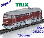 25202 Trix Diesel locomotive T 679.1266 Sergej of the CSD - Sound