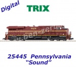 25445 Trix Těžká dieselová lokomotiva General Electric ES44AC, Pennsylvania RR  - Zvuk