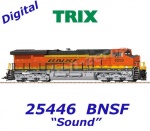 25446 Trix Dieselová lokomotiva General Electric ES44AC, BNSF- Zvuk + dynamický kouř