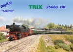 23508 Trix Set 4 různých osobních  vozů + 1 nákladní vůz vlaku DB
