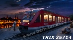 25714 Trix Diesel Powered Commuter Rail Car Class 648.2 of the DB  - Sound