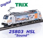 25803 Trix Electric locomotive  Class 186 of the Railpool, leased to HSL - Sound