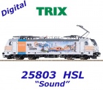 25803 Trix Elektrická lokomotiva řady 186, Railpool, leasovaná HSL - Zvuk