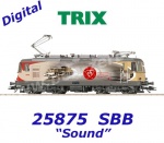 25875 Trix Elektrická lokomotiva řady Re 420 "175 let železnic ve Švýcarsku", SBB Cargo - Zvuk
