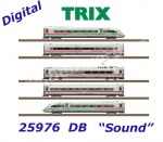 25976 Trix Electric high-speed rail car train Class 412/812 ICE 4  with a Green Stripe of the DB