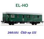 260101 EL-HO Služební vůz Dsd 'Rybák' ČSD