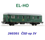 260301 EL-HO Služební vůz Dsd 'Rybák' ČSD
