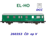 260353 EL-HO Služební vůz Daad 'Rybák' ČD, DCC