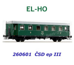 260601 EL-HO Osobní vůz Be 'Rybák' ČSD