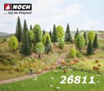 26811 Noch Mixed Forest, 25 trees, 5 - 14 cm high, H0,TT