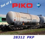 28312 Piko  Set dvou cisternový vozů řady 406Rb, PL-TM (Transchem)