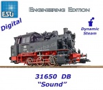 31650 ESU Steam locomotive Class BR 80 of the DB  - Sound +Dynamic Smoke