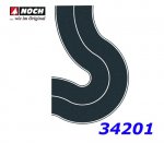 34201 Noch Federal Road Asphalt, Curve, 2 pcs., 40 mm