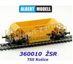 360010 Albert Modell Ballast Hopper Car Type Faccpp TSS Košice of the ŽSR