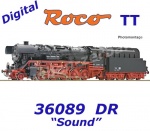 36089 Roco TT Steam locomotive 44 9232 of the DR - Sound