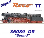 36089 Roco TT Těžká parní lokomotiva 44 9232, DR -Zvuk