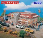 43632 (3632) Vollmer Restaurant "Burger King", with LED Lightning, H0