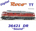 36421 Roco TT Diesel locomotive Class 132 of the DR - Sound
