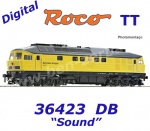 36423 Roco TT Diesel locomotive Class  233 "Tiger" of the DB, Bahnbau Gruppe - Sound