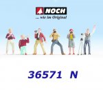 35671 Noch Photographs, set of 6 Figures + accessories, N