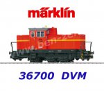 36700 Märklin Dieselová lokomotiva řady DHG 700, DVM