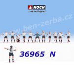 36965 Noch  Football Team - black/white, 11 Figures, N