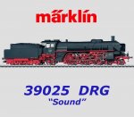 39025 Märklin Parní lokomotiva řady 18.3, DRG - mfx