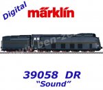 39058 Märklin Kapotovaná parní lokomotiva řady 05 DR - mfx digital, Zvuk
