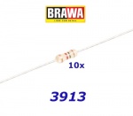 3913 Brawa Resistance, 10 pcs