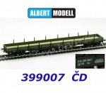 399007  Albert Modell Plošinový vůz řady Res, CZ-CD  zeleno/černý