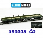 399008  Albert Modell Plošinový vůz řady Res, CZ-CD  zeleno/černý