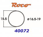 40072 Roco Set of traction tyres, dim. 16.5 - 19mm, 10 pcs.