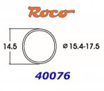 40076 Roco Set of traction tyres, dim. 15.4 - 17.5mm, 10 pcs.