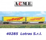 40285 A.C.M.E. ACME  Dvojitý kontejnerový vůz řady Sggmrss 90 se 2 kontejnery Nothegger